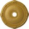 Ekena Millwork Heaton Ceiling Medallion (Canopies up to 6 1/2"), 27 1/2"OD x 3 7/8"ID x 2 1/4"P, Iridescent Gold CM27HEIGS - alternate 1